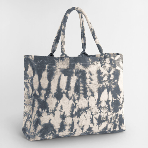 Tie-dye canvas tote bag Thumbnail